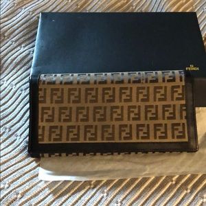 Fendi gorgeous zucca wallet .